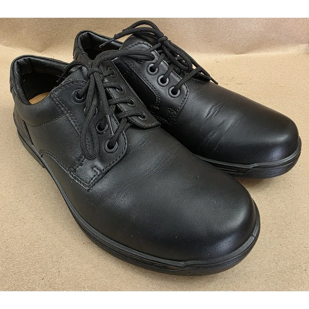 Hotter Burton (US 9 UK 8) STD Men's Formal Shoes Black Leather Lace Up